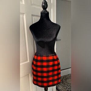 Old Navy Red Buffalo Plaid Mini